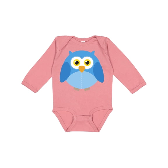 Inktastic Owl Bird Funny Gift Boys or Girls Long Sleeve Baby Bodysuit