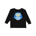 thumbnail image 1 of Inktastic Owl Bird Funny Gift Boys or Girls Long Sleeve Toddler T-Shirt, 1 of 5