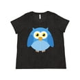 thumbnail image 1 of Inktastic Owl Bird Funny Gift Women's Plus Size T-Shirt, 1 of 5