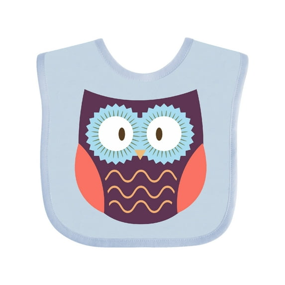 Inktastic Owl Boys or Girls Baby Bib