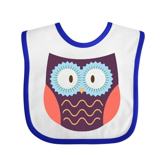 Inktastic Owl Boys or Girls Baby Bib