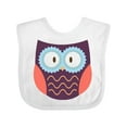 thumbnail image 1 of Inktastic Owl Boys or Girls Baby Bib, 1 of 4