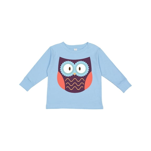 Inktastic Owl Boys or Girls Long Sleeve Toddler T-Shirt