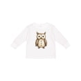 thumbnail image 1 of Inktastic Owl Boys or Girls Long Sleeve Toddler T-Shirt, 1 of 5