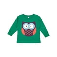 thumbnail image 1 of Inktastic Owl Boys or Girls Long Sleeve Toddler T-Shirt, 1 of 5