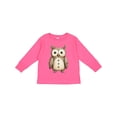 thumbnail image 1 of Inktastic Owl Boys or Girls Long Sleeve Toddler T-Shirt, 1 of 5