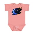 thumbnail image 1 of Inktastic Owl Decorating the Night with Moon and Stars Boys or Girls Baby Bodysuit, 1 of 5
