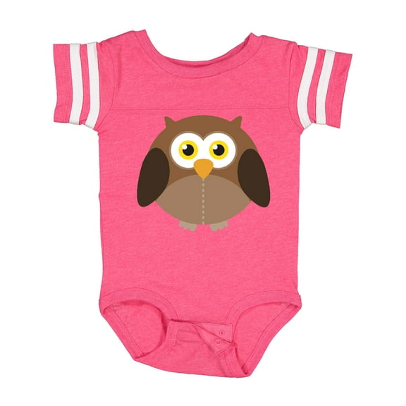Inktastic Owl Fat Brown Boys or Girls Baby Bodysuit