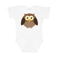 thumbnail image 1 of Inktastic Owl Fat Brown Boys or Girls Baby Bodysuit, 1 of 5