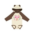 thumbnail image 1 of Inktastic Owl Gifts For Girls Girls Long Sleeve Baby Bodysuit, 1 of 5