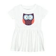thumbnail image 1 of Inktastic Owl Girls Baby Dress, 1 of 5