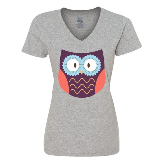 Inktastic Owl Women's V-Neck T-Shirt