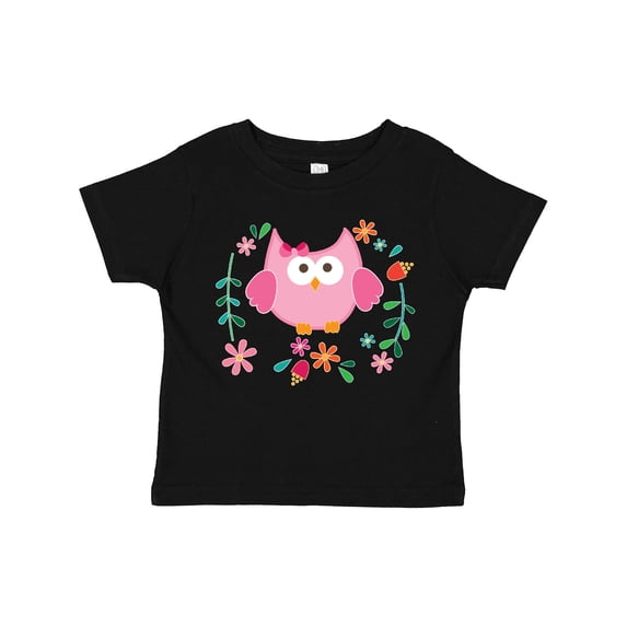 Inktastic Owl for Girls Girls Toddler T-Shirt