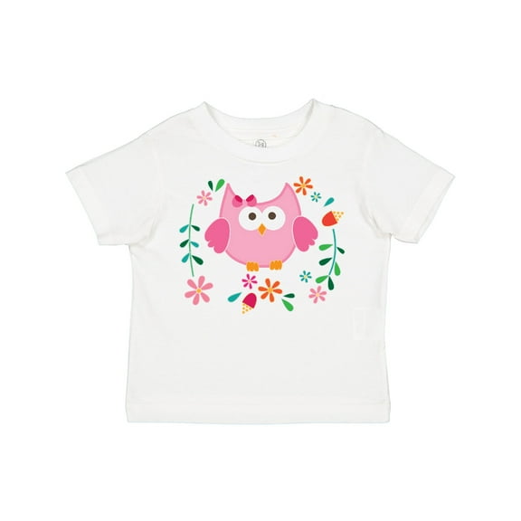 Inktastic Owl for Girls Girls Toddler T-Shirt
