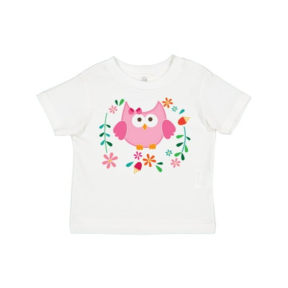 Inktastic Owl for Girls Girls Toddler T-Shirt