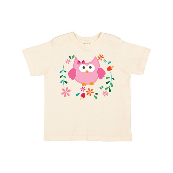 Inktastic Owl for Girls Girls Toddler T-Shirt