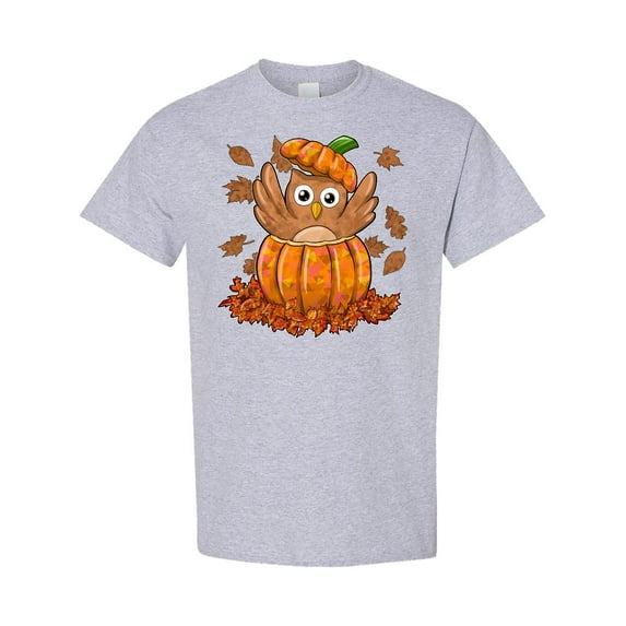 Inktastic Owl in a Pumpkin Cute for Halloween and Thanksgiving T-Shirt