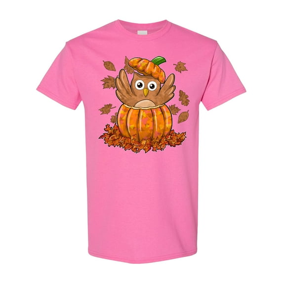 Inktastic Owl in a Pumpkin Cute for Halloween and Thanksgiving T-Shirt