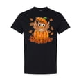 thumbnail image 1 of Inktastic Owl in a Pumpkin Cute for Halloween and Thanksgiving T-Shirt, 1 of 5