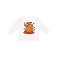 thumbnail image 1 of Inktastic Owl in a Pumpkin- cute for Halloween and Thanksgiving Boys or Girls Long Sleeve Toddler T-Shirt, 1 of 5