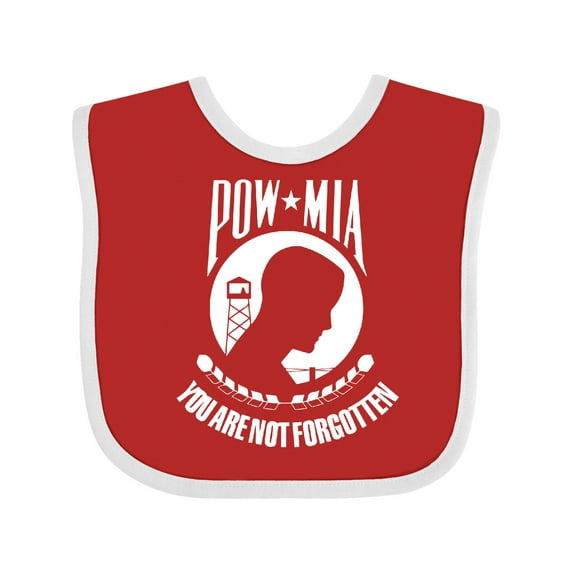 Inktastic POW MIA White Boys or Girls Baby Bib