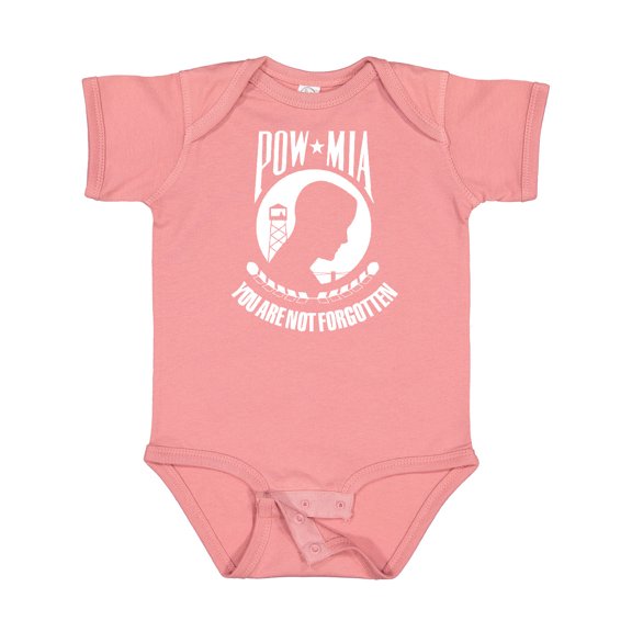 Inktastic POW MIA White Boys or Girls Baby Bodysuit