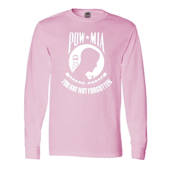 Inktastic Pow Mia White Long Sleeve T-Shirt