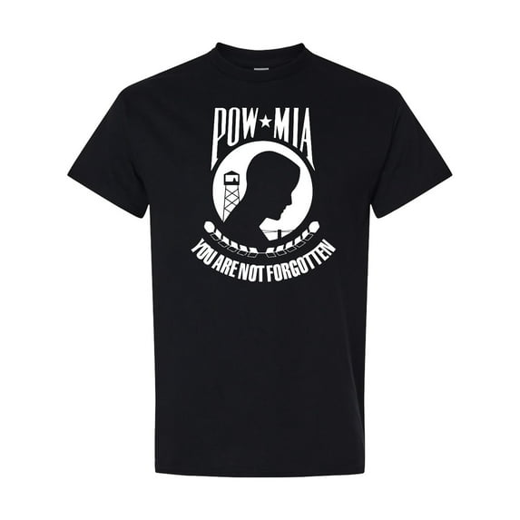 Inktastic Pow Mia White T-Shirt