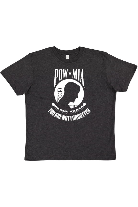 POW MIA White Youth T-Shirt