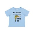 thumbnail image 1 of Inktastic Pack My Diapers I Am Going Fishing with G-pa Boys or Girls Baby T-Shirt, 1 of 5