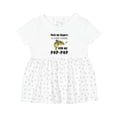 thumbnail image 1 of Inktastic Pack My Diapers I Am Going Fishing with Pop-pop Girls Baby Dress, 1 of 5