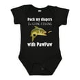 thumbnail image 1 of Inktastic Pack My Diapers I'm Going Fishing with Pawpaw (white) Boys or Girls Baby Bodysuit, 1 of 5