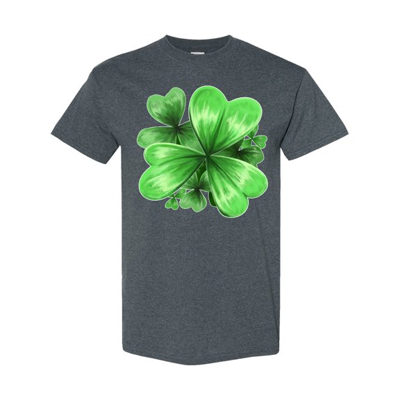 Inktastic Painted Clover Patch Shamrocks for St. Patricks Day T-Shirt