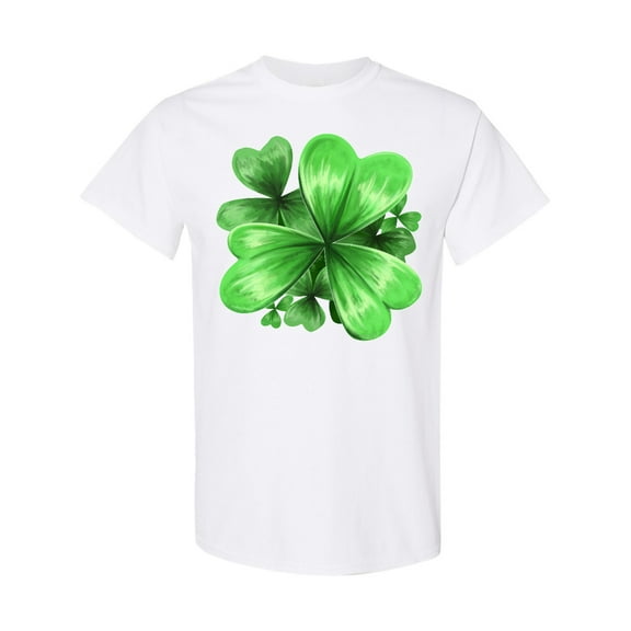 Inktastic Painted Clover Patch Shamrocks for St. Patricks Day T-Shirt