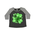 thumbnail image 1 of Inktastic Painted Clover Patch Shamrocks for St. Patricks Day Women's Plus Size T-Shirt, 1 of 5