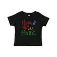 thumbnail image 1 of Inktastic Painting Art I Love to Paint Boys or Girls Baby T-Shirt, 1 of 5