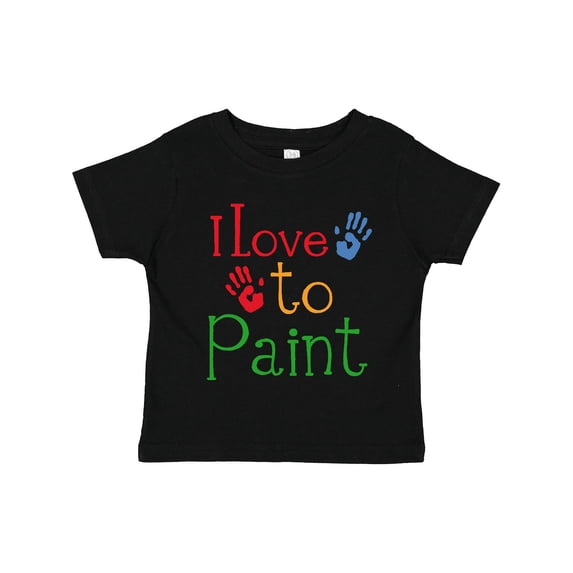 Inktastic Painting Art I Love to Paint Boys or Girls Toddler T-Shirt