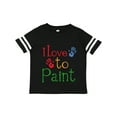 thumbnail image 1 of Inktastic Painting Art I Love to Paint Boys or Girls Toddler T-Shirt, 1 of 5