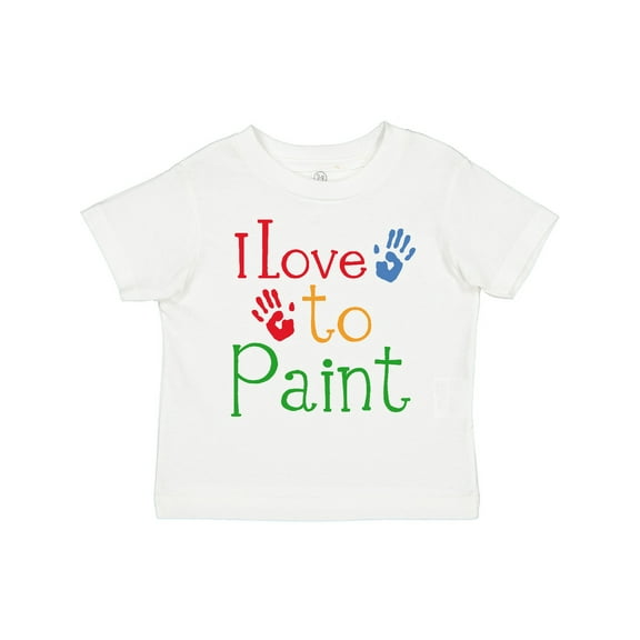 Inktastic Painting Art I Love to Paint Boys or Girls Toddler T-Shirt