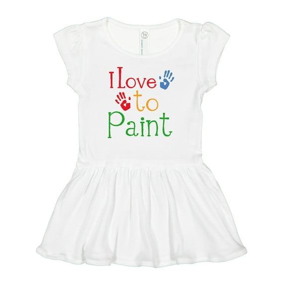 Inktastic Painting Art I Love to Paint Girls Baby Dress