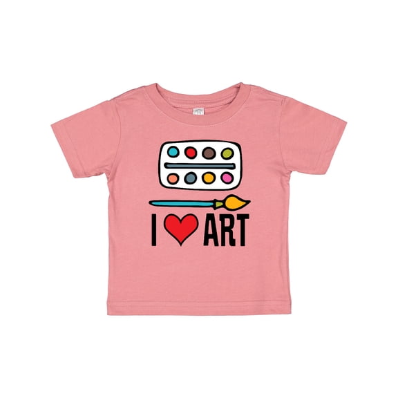 Inktastic Painting I Love Art Boys or Girls Baby T-Shirt