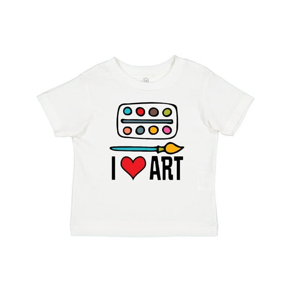 Inktastic Painting I Love Art Boys or Girls Baby T-Shirt