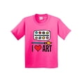 thumbnail image 1 of Inktastic Painting I Love Art Youth T-Shirt, 1 of 5