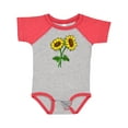 thumbnail image 1 of Inktastic Pair of Sunflowers Boys or Girls Baby Bodysuit, 1 of 5