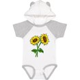 thumbnail image 1 of Inktastic Pair of Sunflowers Boys or Girls Baby Bodysuit, 1 of 5