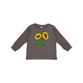 thumbnail image 1 of Inktastic Pair of Sunflowers Boys or Girls Long Sleeve Toddler T-Shirt, 1 of 5