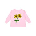 thumbnail image 1 of Inktastic Pair of Sunflowers Boys or Girls Long Sleeve Toddler T-Shirt, 1 of 5