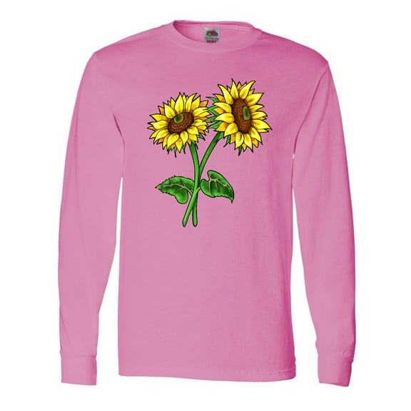 Inktastic Pair of Sunflowers Long Sleeve T-Shirt
