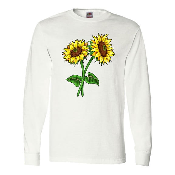 Inktastic Pair of Sunflowers Long Sleeve T-Shirt