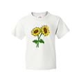 thumbnail image 1 of Inktastic Pair of Sunflowers Youth T-Shirt, 1 of 5